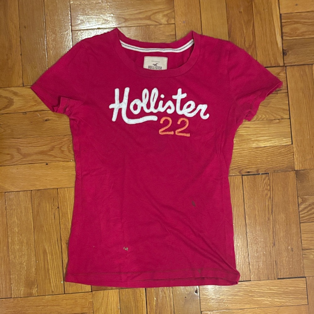 Hollister Red Graphic Tee